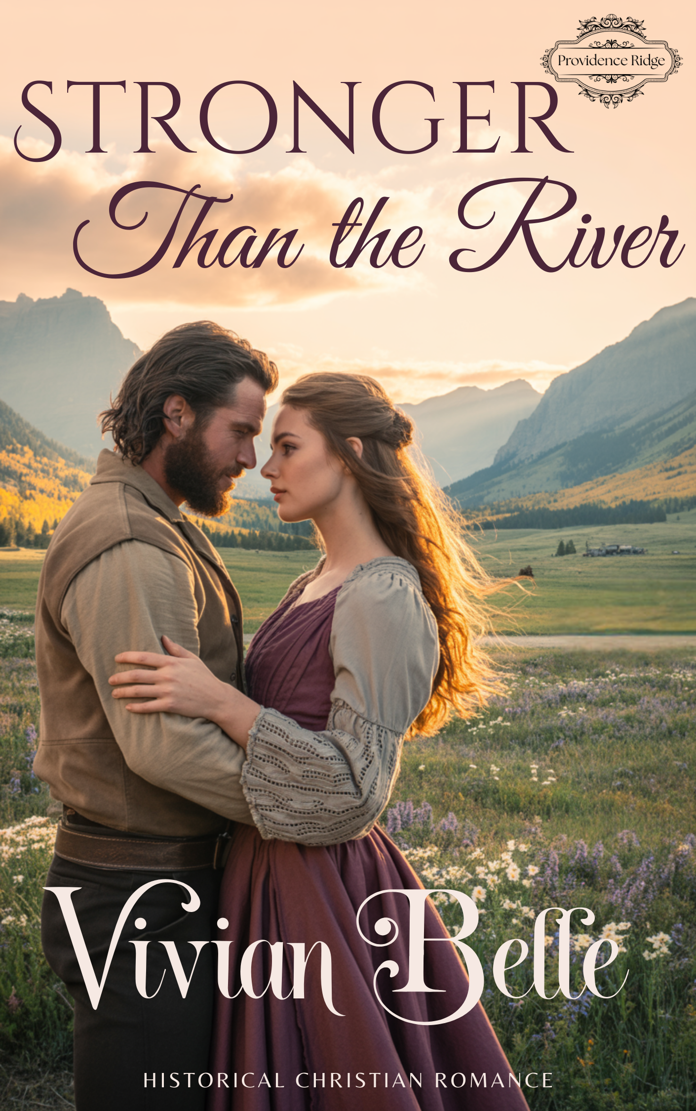 Stronger Than the River Christian Historical Romance Book Stronger Than the River book cover